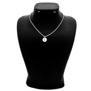 گردنبند نقره زنانه دلی جم مدل دایره T