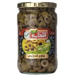 کنسرو زیتون اسلایس انتخاب - 650 گرم