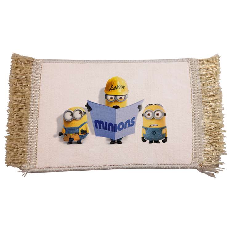 فرش ماشینی دیوارکوب مدل مینیون کد 66