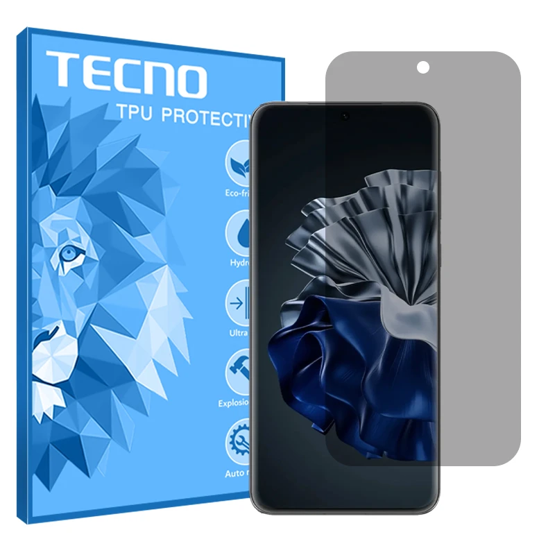 محافظ صفحه نمایش تکنو مدل حریم شخصی مناسب برای گوشی موبایل هوآوی P60 Pro