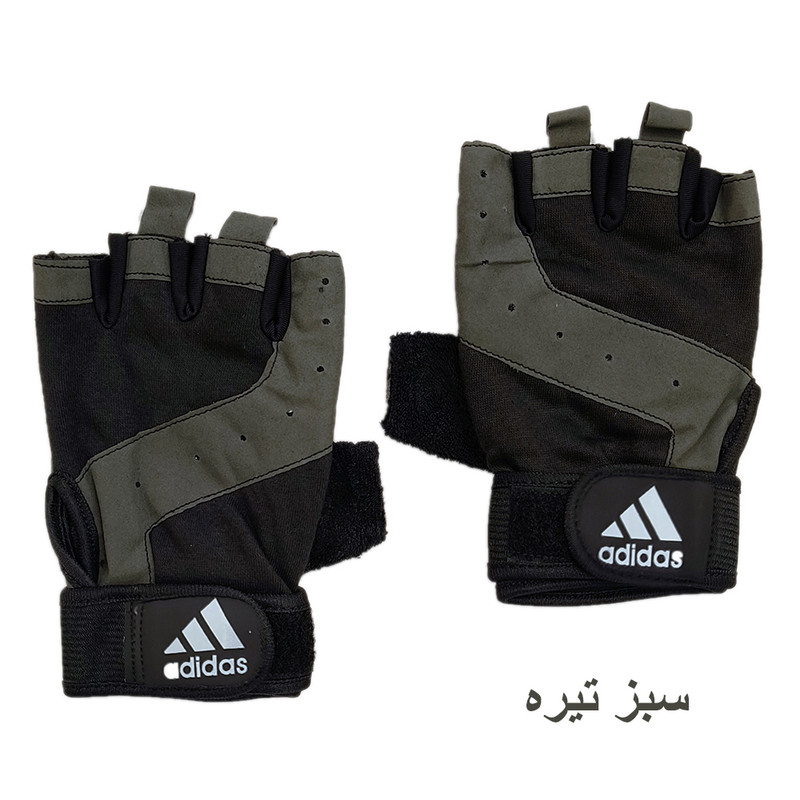 دستکش بدنسازی مدل کف گریپ طرح 07