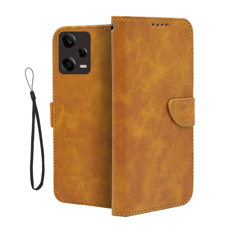 کیف کلاسوری مدل Morning مناسب برای گوشی موبایل شیائومی Redmi Note 12 Pro Plus به همراه بندآویز