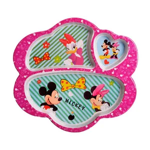 بشقاب کودک مهروز مدل مینی و میکی