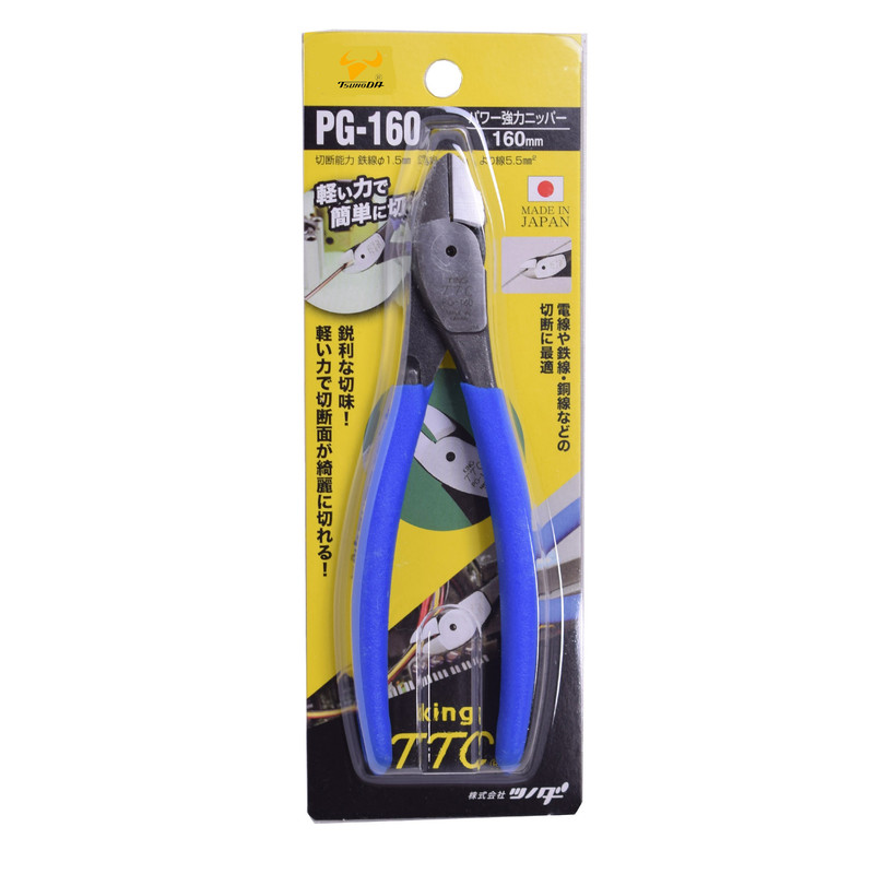 انبر سیم چین تسونودا مدل PG-160 سایز 6 اینچ انبر سیم چین تسونودا مدل PG-160 سایز 6 اینچ