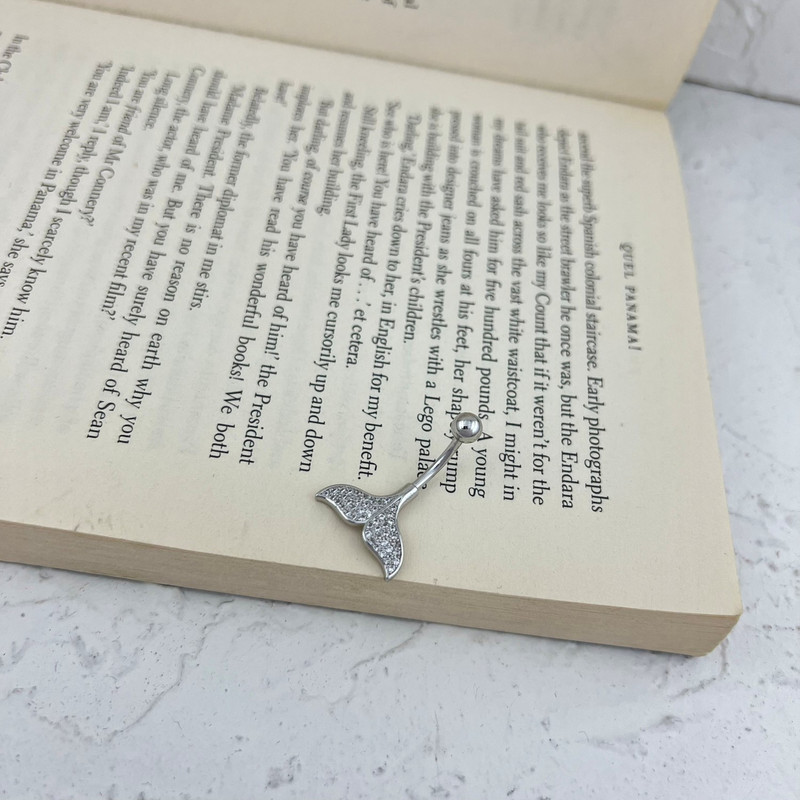 پیرسینگ ناف زنانه مدل دم وال کد P4631