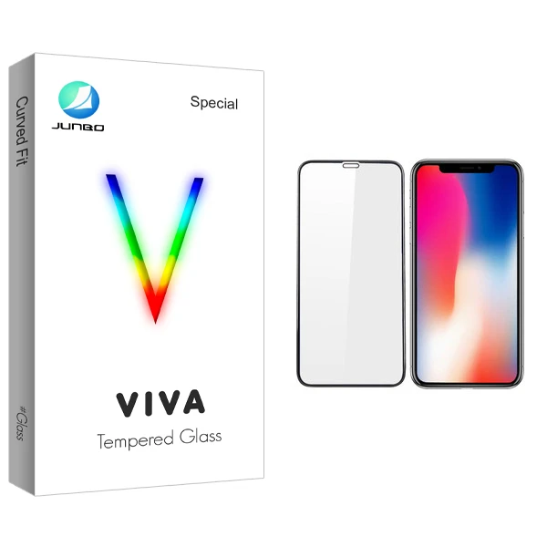محافظ صفحه نمایش جانبو مدل Viva Glass مناسب برای گوشی موبایل اپل iPhone X/XS