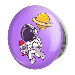 آینه جیبی خندالو طرح فضانورد مدل تاشو کد 25090 