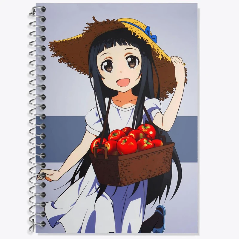 دفتر لغت 50 برگ خندالو مدل یو انیمه دختر کد 12134