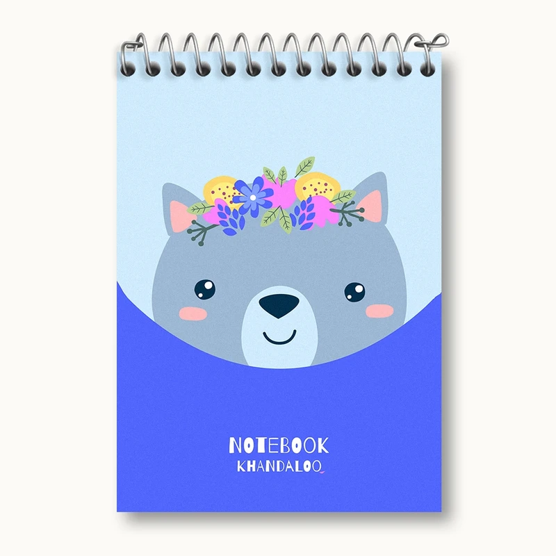 دفتر یادداشت 50 برگ خندالو مدل گربه کیوت کد N1533