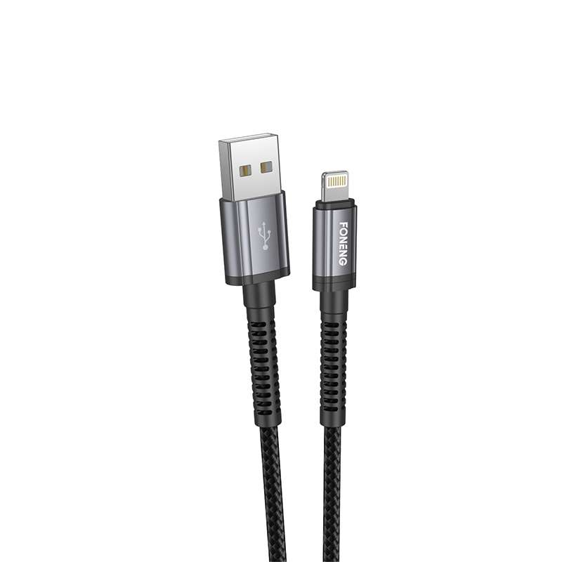 کابل تبدیل USB به Lightning فوننگ مدل X83 FAST CHARGE طول 1 متر کابل تبدیل USB به Lightning فوننگ مدل X83 FAST CHARGE طول 1 متر