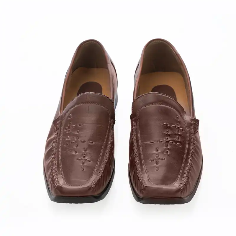 کفش کالج زنانه مدل چرم کد 2239