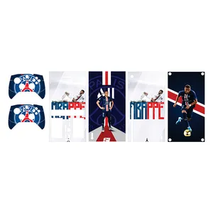 برچسب کنسول بازی Xbox series x طرح 05 Paris Saint Germain مجموعه 5 عددی