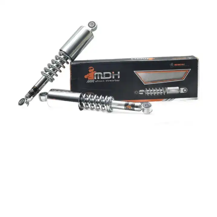 کمک فنر عقب موتور سیکلت ام دی اچ مدل CG125-2 CP CHROME مجموعه دو عددی