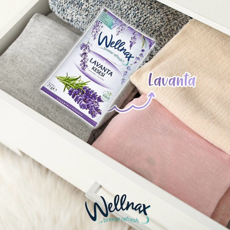 خوشبو کننده و ضد بید کمد لباس ولنکس مدل LAVENDER حجم 210 میلی لیتر