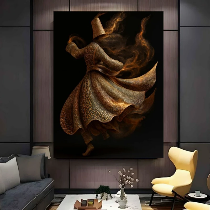 پوستر طرح سنتی مدل رقص سماع کد FP106367