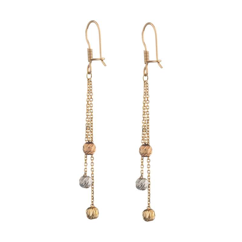 گوشواره طلا 18 عیار زنانه مایا ماهک مدل ME1112