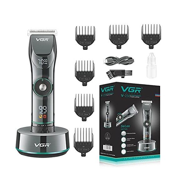 ماشین اصلاح موی سر و صورت حرفه ای وی جی ار مدل V-256 - - 2