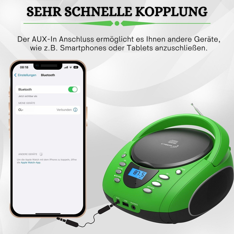 پخش کننده موسیقی سایبرلوکس مدل CL-710