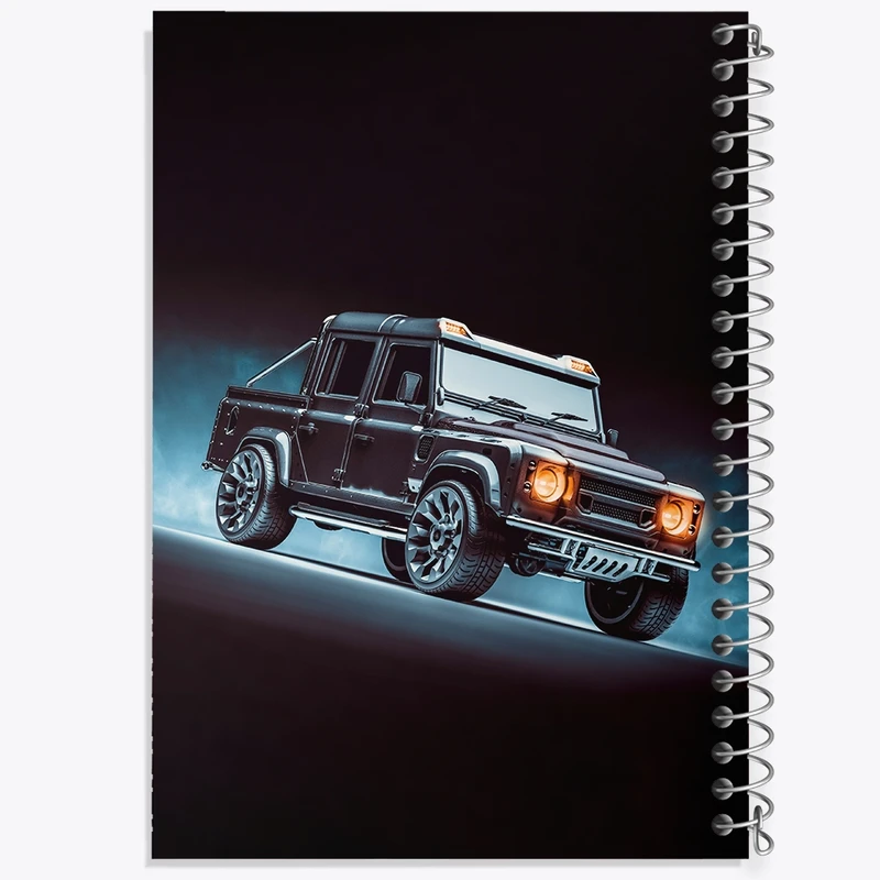 دفتر ژورنال نویسی 50 برگ خندالو مدل نقطه ای طرح ماشین اسپرت کد F1907