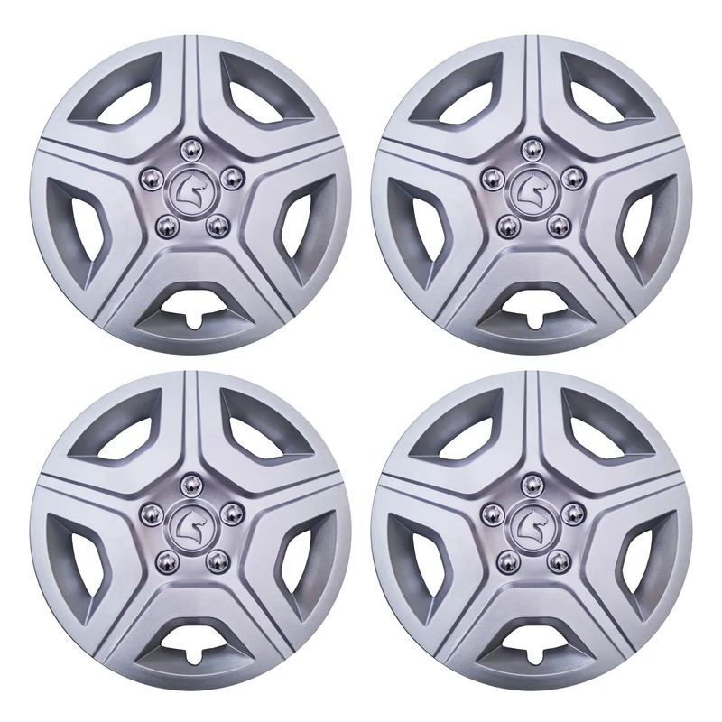 قالپاق چرخ خودرو ابویی مدل فابریک سایز 15 اینچ مناسب برای تارا بسته 4 عددی