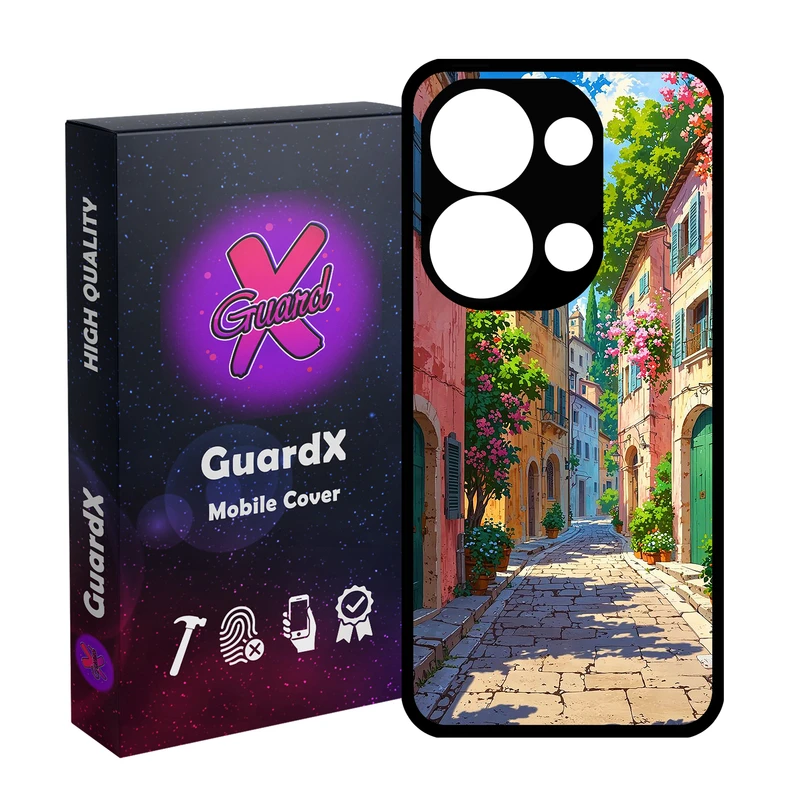 کاور گارد ایکس طرح کوچه مدل Glass10748 مناسب برای گوشی موبایل شیائومی Redmi Note 13 Pro 4G / Poco M6 Pro 4G