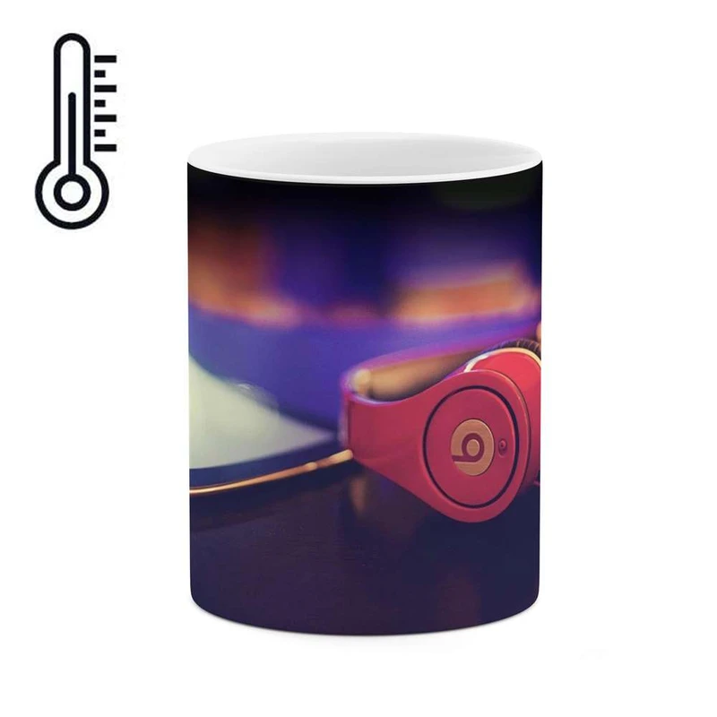 ماگ حرارتی کاکتی مدل هدفون کد  mgh12825