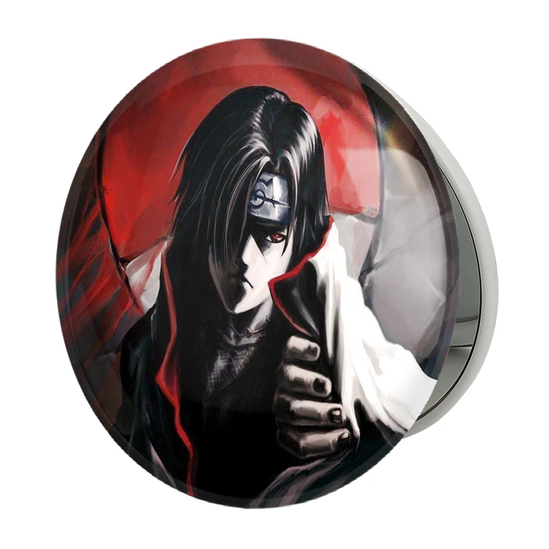 آینه جیبی خندالو طرح انیمه ناروتو شارینگان مدل تاشو کد 10573 