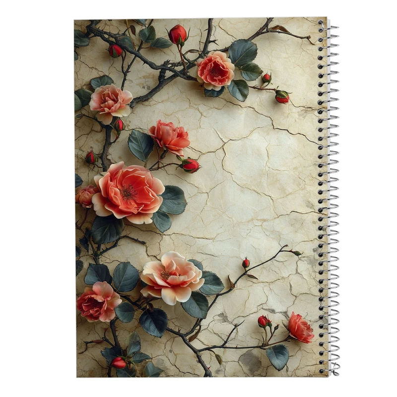 دفتر مشق 100 برگ مدوپد مدل گل کد DF13329