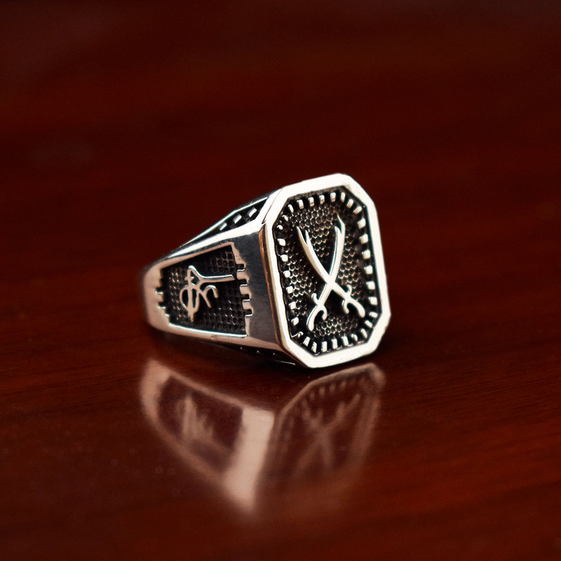 انگشتر مردانه مدل ذوالفقار انگشتر مردانه مدل ذوالفقار