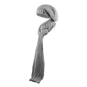 ست کلاه و شال گردن و دستکش بافتنی مدل سام 521 