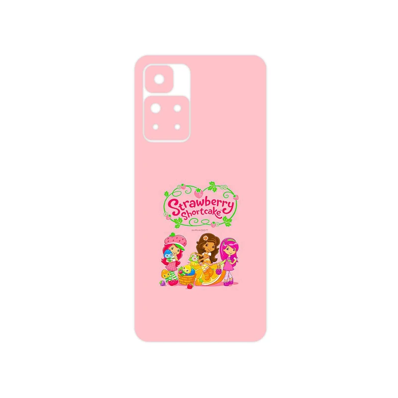 برچسب پوششی ماهوت مدل Strawberry Shortcake مناسب برای گوشی موبایل شیائومی Redmi Note 11 Pro Plus 5G
