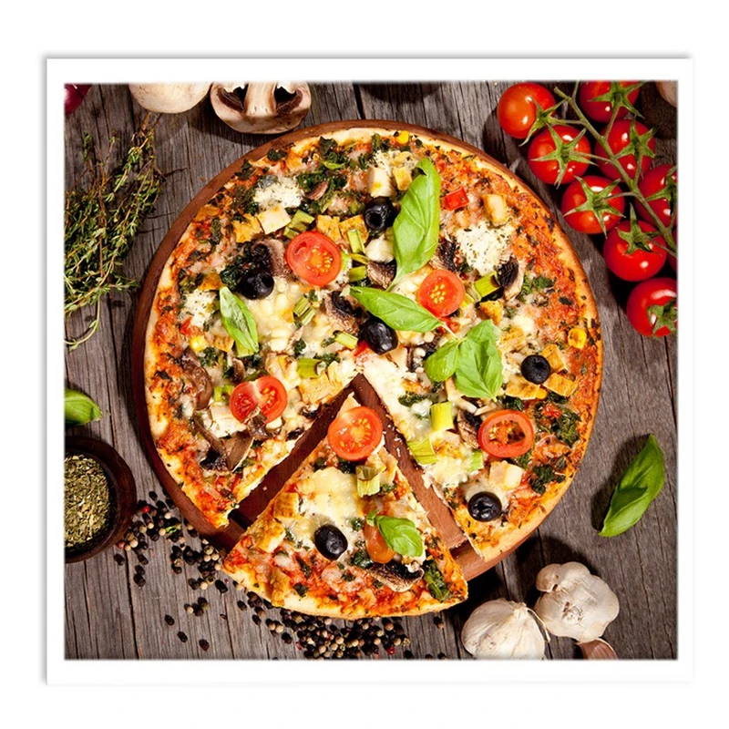 تابلو نوری بکلیت طرح فست فود پیتزا مدل W-S1001