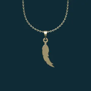 گردنبند طلا 18 عیار زنانه مدوپد مدل پر کد BB2-1-1019