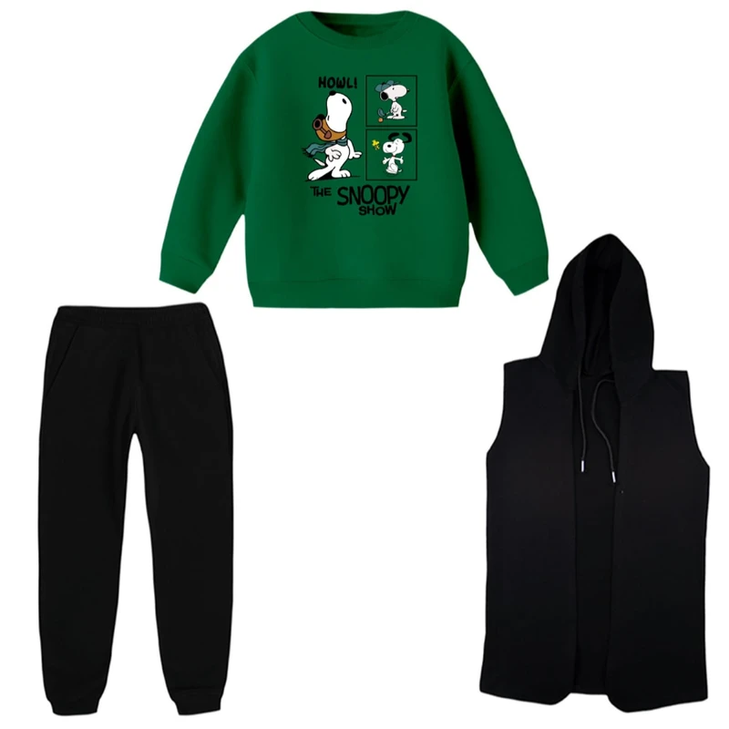 ست 3 تکه لباس راحتی بچگانه مدل استوپی کد 4  