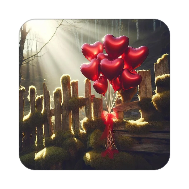 زیر لیوانی کاکتی مدل عاشقانه کد mp13099