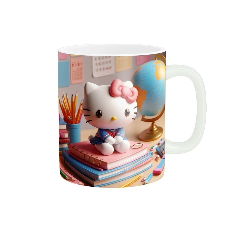 ماگ پاد آفرین طرح کیتی مدل دانش اموز کد 91