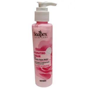 کرم مرطوب کننده دست و صورت سوپکس مدل organic rose water مناسب انواع پوست حجم 150 میلی لیتر