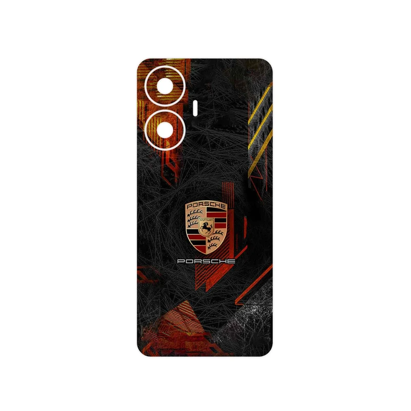 برچسب پوششی ماهوت مدل Porsche_Logo مناسب برای گوشی موبایل ریلمی C55