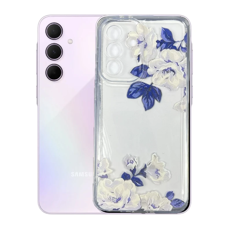 کاور طرح گل رز مناسب برای گوشی موبایل سامسونگ Galaxy A55