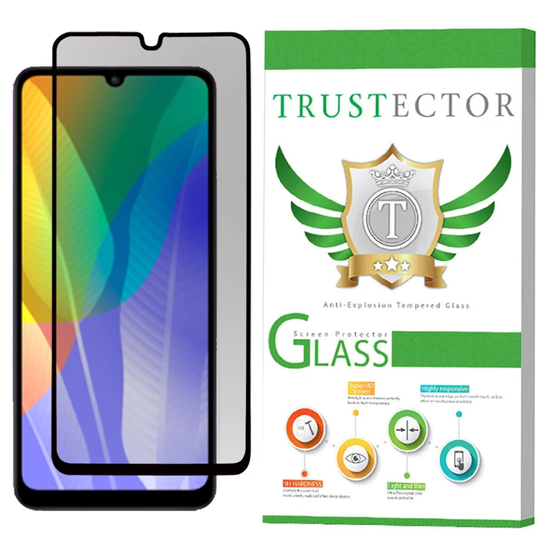 محافظ صفحه نمایش حریم شخصی سرامیکی تراستکتور مدل PRCTA-Glass مناسب برای گوشی موبایل هوآوی Y6p