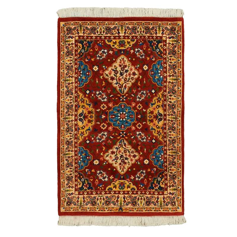 فرش دستبافت یک و نیم متری شرکت سهامی فرش ایران کد 415986
