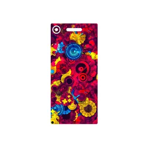 MAHOOT Vector Flower Garden Digital Art Cover Sticker for Sony Xperia XZ1