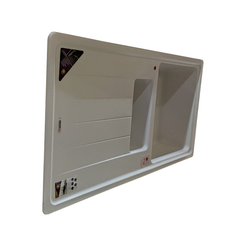 سینک ظرفشویی گرانیت پارادایز مدل ITALY-452-WHITE-AKLIL توکار