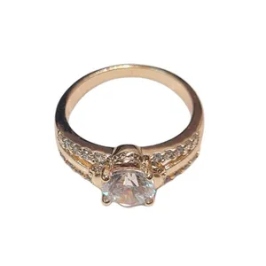 انگشتر زنانه ژوپینگ مدل نگینی الماسی