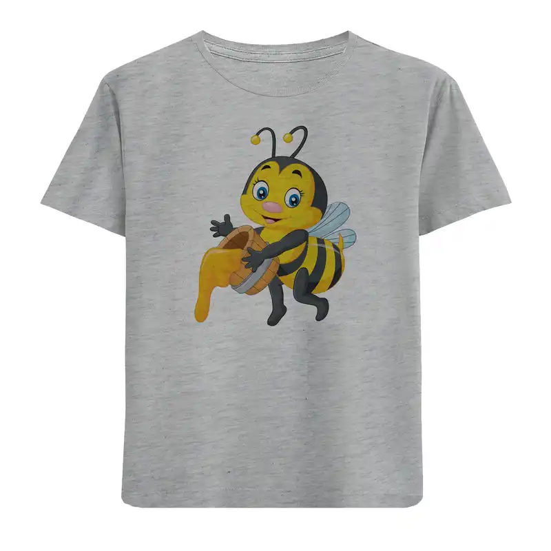 تی شرت آستین کوتاه بچگانه مدل زنبور عسل D27