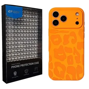 Epicoy Leopard Silicone Case For Apple iPhone 17 Pro