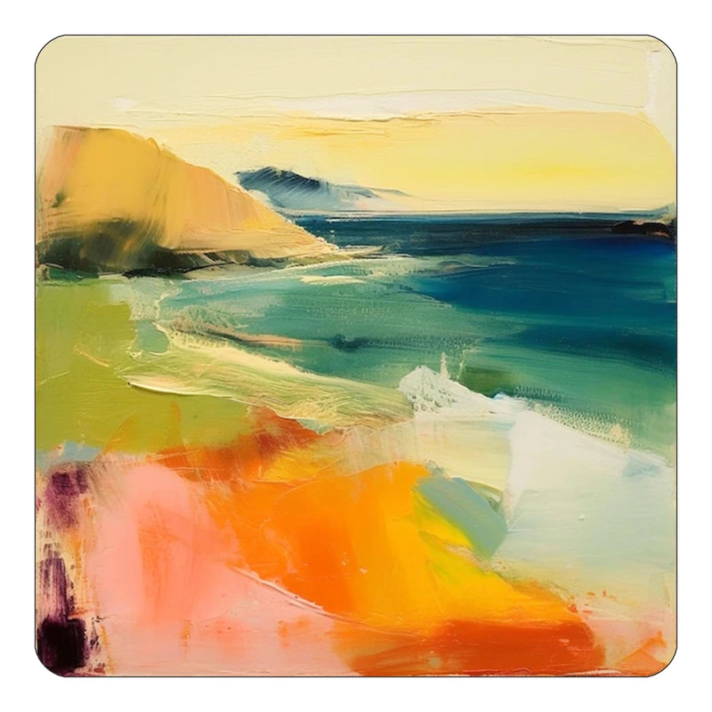 مگنت کاکتی طرح نقاشی رنگ روغن مدل mp70815