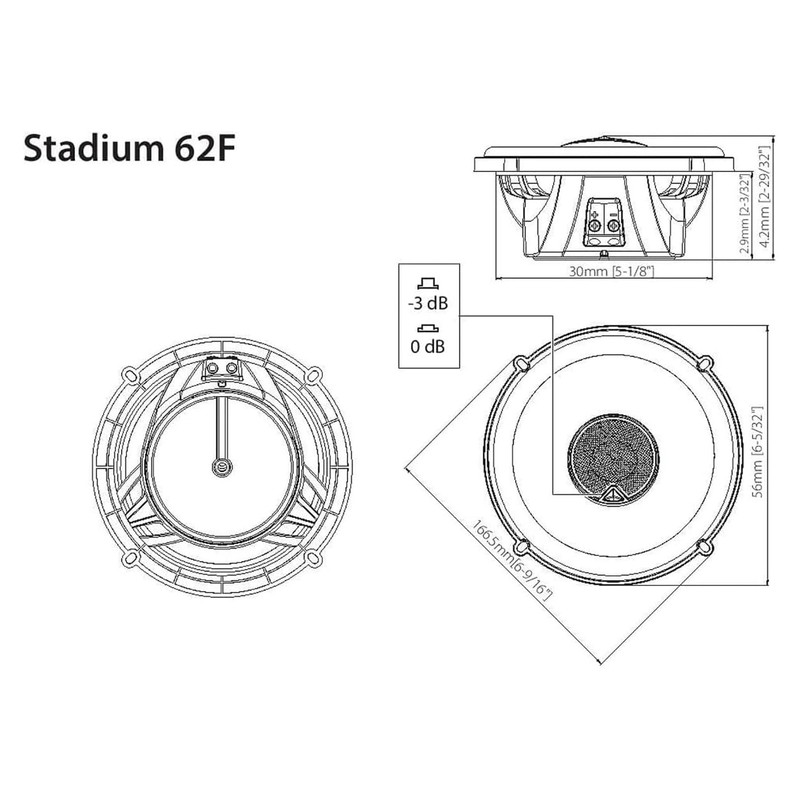 اسپیکر خودرو جی بی ال مدل STADIUM 62F