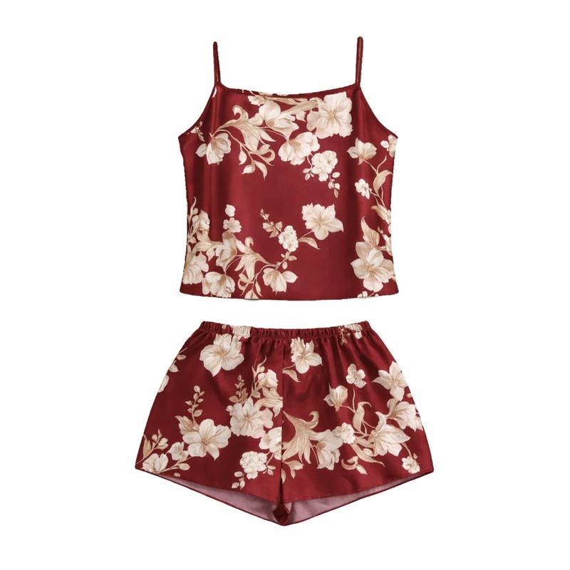 ست تاپ و شلوارک راحتی زنانه مدل 2630