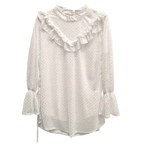 بلوز آستین بلند زنانه مدل اکلیلی